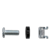 Qoltec Zestaw montażowy M16 do szaf Rack 50szt - 1330006 - zdjęcie 3